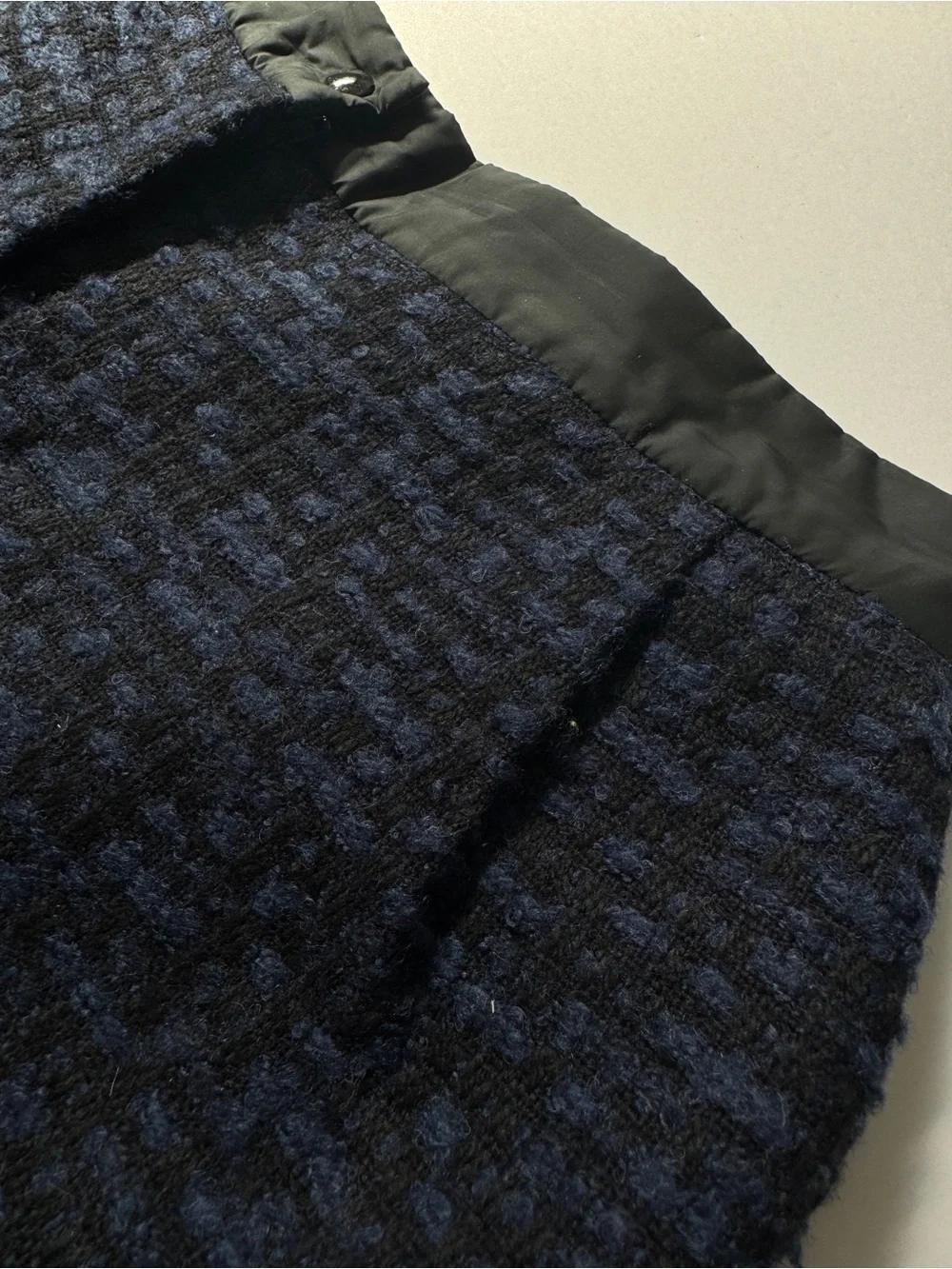 Sandro Paris High-Waisted Navy Tweed Shorts – Size 40 (US 8) - Picture 3 of 9